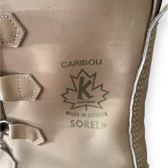 Sorel Kaufman Caribou Winter Boots Men’s Size 8 - Picture 6 of 11